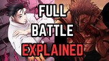 Yuta Okkotsu Vs Ryomen Sukuna FULL FIGHT EXPLAINED | Jujutsu Kaisen