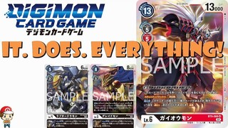 1st Ever Gaiomon Does.... Everything! So Many Skills! (Digimon TCG News - BT9: X-Record)