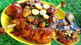 Cooking Chicken Leg bbq - Cook chicken legs strew Chinese new year