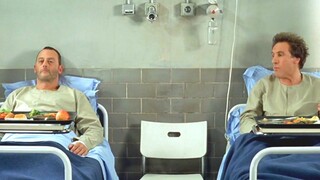 After the talkative guy entered the prison, he kept talking all the time, and his roommates had lost