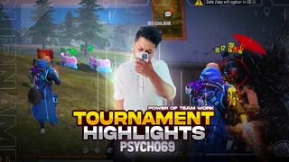 Tournament 🏆Highlights By Psycho69 ||WTF PSYCHOS❤||Asus Rog 5 ||