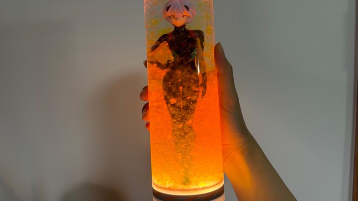 Low-cost transformation of Pizza Hut co-branded EVA Ayanami Rei night light