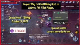 Mir4 How to Steal Mining Spot Properly ( Tagalog )