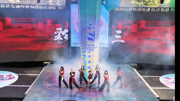R.E.D女团新增一场打歌舞台！三彩演唱会版 其实是Diamonds路演翻跳