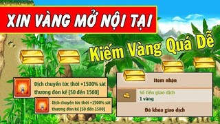 Ngọc Rồng Online - Xin Vàng Mở Nội Tại Cho Chumpksv7...Kiếm 5 Tỷ Vàng Trong Vài Phút