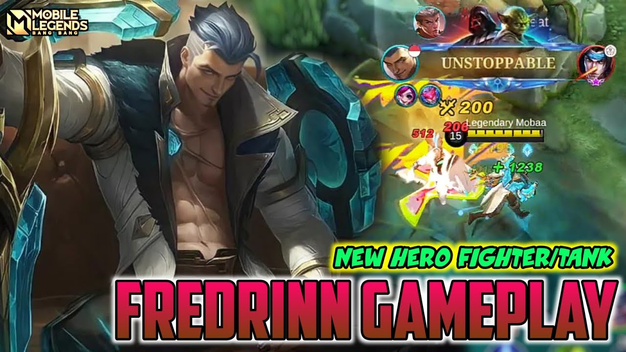 Fredrinn Mobile Legends , New Hero Fredrinn Best Build And Skill Combo - Mobile  Legends Bang Bang - BiliBili