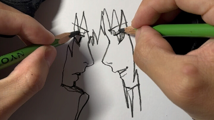 原谅我佐助，这是画得最抽象的一次