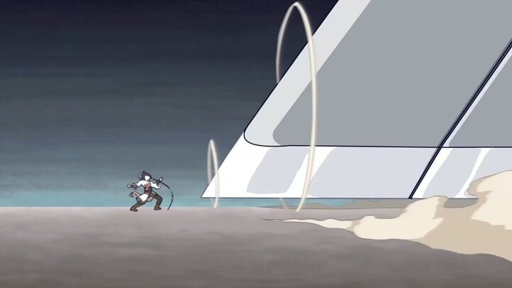 It took two and a half years to draw such a few minutes of animation
