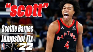 Scottie Barnes Jumpshot Fix NBA2K22