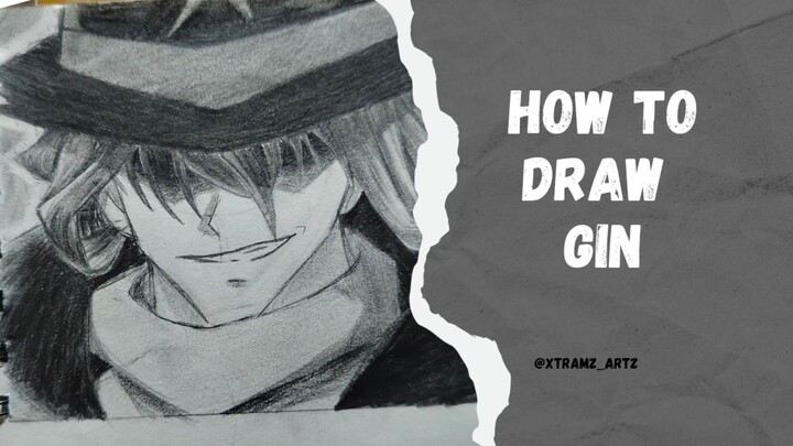 drawing salah satu villain di anime detektif Conan gin