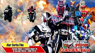 KETIKA RIDER   MONSTER TAWURAN   Alur Cerita Kamen Rider W x  Decade MOVIE WAR 2010