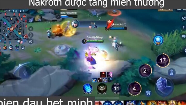 Nakroth được tăng miễn thương p2 #chiendauhetminh