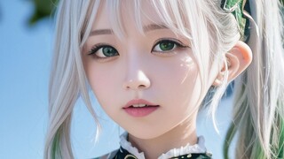 [تصميم الذكاء الاصطناعي] 4K | أليس ناشيدا من لعبة Genshin Impact أكثر جمالًا من زي إله العشب الخاص ب