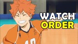 How To Watch Haikyuu In Order!!!