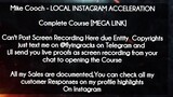 Mike Cooch  course - LOCAL INSTAGRAM ACCELERATION download