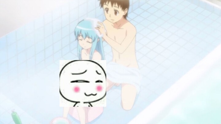 The male and female protagonists in this show take a bath together every day?! An anime with a crazy