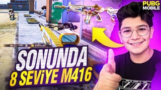 SONUNDA M416 DESENİMİ 8 SEVİYE YAPTIM! 😳 | PUBG MOBİLE