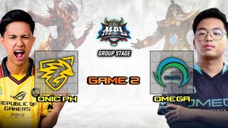 ONIC PH vs OMEGA GAME 2 MPL PH SEASON 13