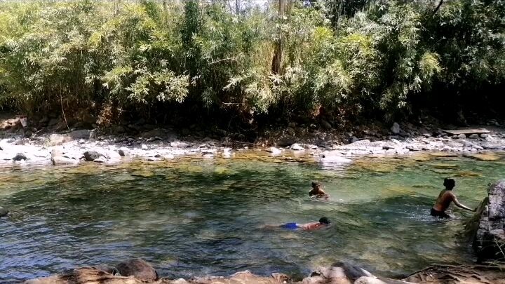 Crystal clear river in Zambales