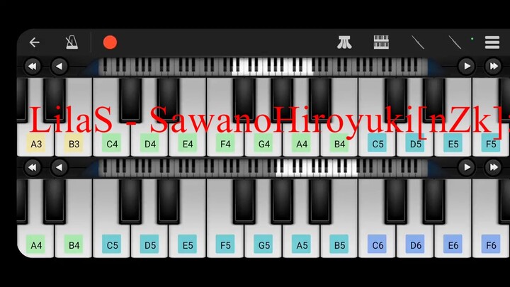 LilaS - SawanoHiroyuki[nZk]:Honoka Takahashi (Piano Mobile App Cover)