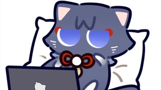散猫的臀部翘到可以顶一瓶汽水