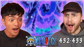 MAGELLAN IS KINDA OP!! - One Piece Episode 432 & 433 REACTION + REVIEW!