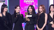 (G)I-DLE 231129 đoạt giải MAMA "Nhóm nhạc nữ biểu diễn toàn cầu được yêu thích nhất"