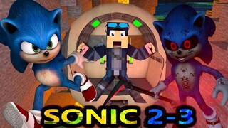 SONIC SPOOF 2-3 *POWER UP* (reupload) Minecraft Animation Series Season 2