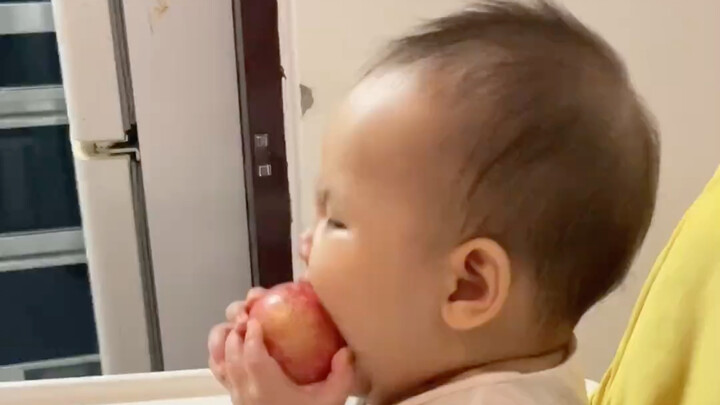 Is teething really this itchy? The nectarine was scared half to death—turns out it’s completely unha