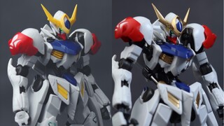 [บันทึกงาน 02/HG Barbatos] การขยายหน้าอก/การยกไหล่/การปรับเปลี่ยนสีของส่วนประกอบนิ้วเท้า