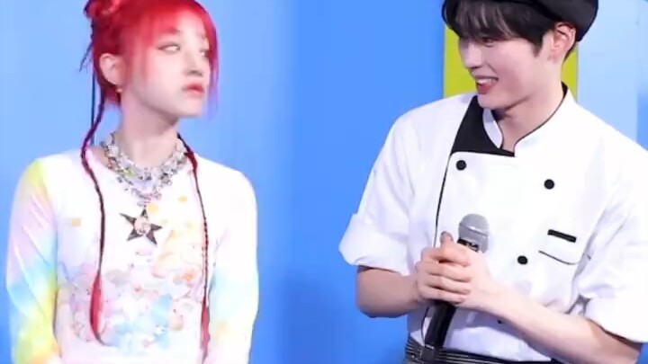Ming Zaihyun mengingatkan Hanbin agar meminta YUQI mengajarkan gerakan tari