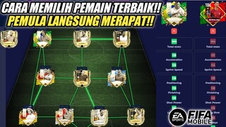 CARA MEMILIH PEMAIN TERBAIK DAN MEMBANDINGKAN STATISTIK KHUSUS PEMULA FIFA MOBILE 2022 - YUAHPLAY