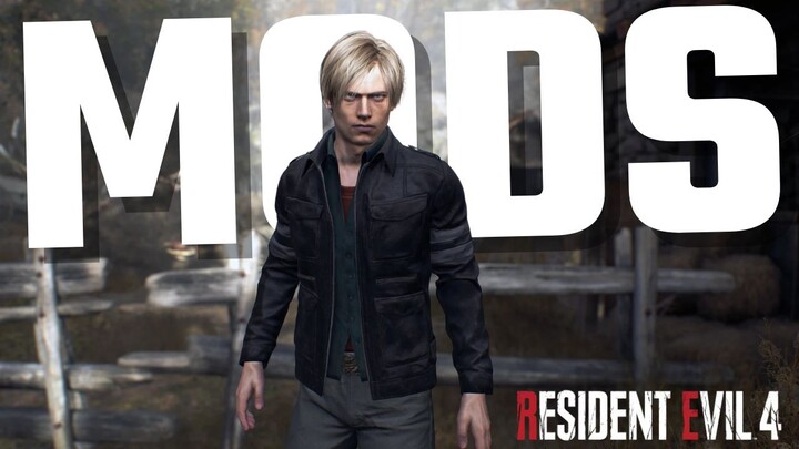 Leon RE6 Jacket Outfit Mod Showcase - Resident Evil 4 Remake PC Gameplay