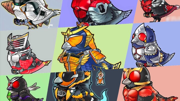 If the main rider of the Heisei 20th Century becomes a sparrow