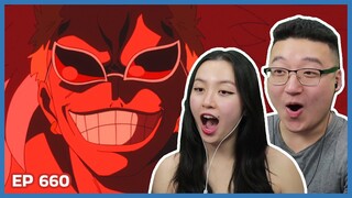 THE HEROES ARRIVE! 🤯🥵 | One Piece Episode 660 Couples Reaction & Discussion