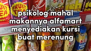 kursi alfamart emang bisa ngelepas stres, tapi kalau kaya gini gimana?