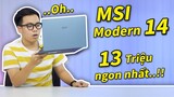 (Review) MSI Modern 14: Chiếc Laptop "Cao Cấp" nhất trong tầm giá 13 Triệu #LaptopAZ