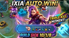 Ixia MVP Setiap Game! Build Paling Sakit 10/1/8, Auto Win & Clutch Triple Kill di Late Game!