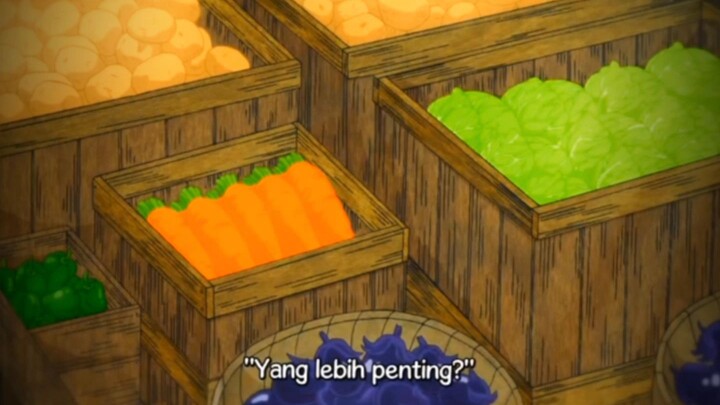 Mengalahkan naga dengan senjata ❎                                 Mengalahkan naga dengan wortel ✔️