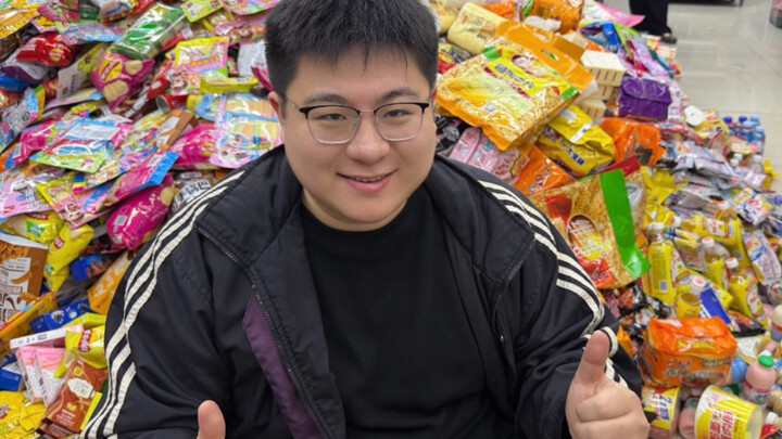 Anh em ơi, tôi đã dọn sạch cả một siêu thị!