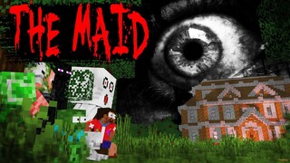 Monster School : THE MAID - Funny Horror Minecraft Animation