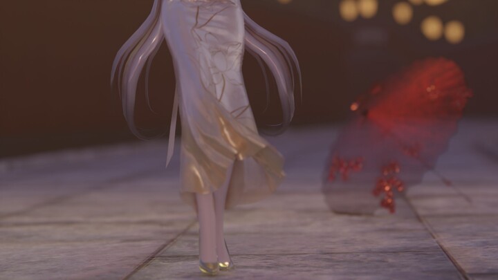Ancient silky flowing fabric-Dancing in the dim lights-Luo Tianyi