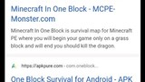 How To Download One Block In Mcpe