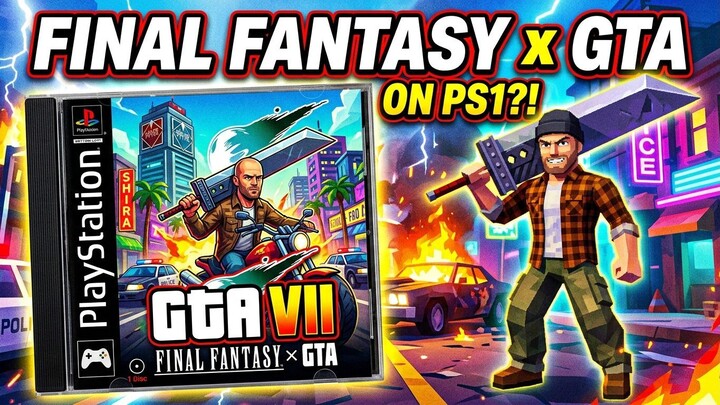 E SE GTA I FOSSE UM JOGO NO ESTILO DE FINAL FANTASY VII CLASSICO DO PS1?