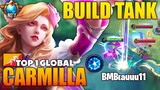 Supreme No.1 Carmilla Build Tank in Current Season | Top 1 Global Carmilla Gameplay ~ Mobile Legends
