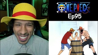One Piece Reaction Ep95 | Ace and Mozy Sitting In A Tree |