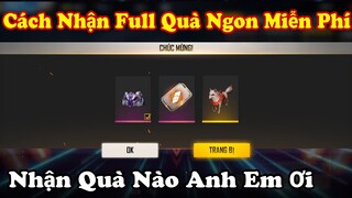 [Free Fire] Cách Nhận Full Quà Miễn Phí Nhận Vật, Trợ Thẻ Và Skin Súng Cực Ngon Từ Sự Kiện