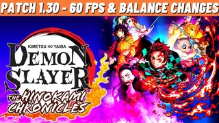 Demon Slayer Update 1.30 - 60FPS & Balance Changes