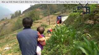 Xót xa Với Hoàn Cảnh Đôi Vợ Chồng Trẻ 4 Đứa Con Ở Trong Ngôi Nhà Bạt Chỉ Có 7m Vuông p13