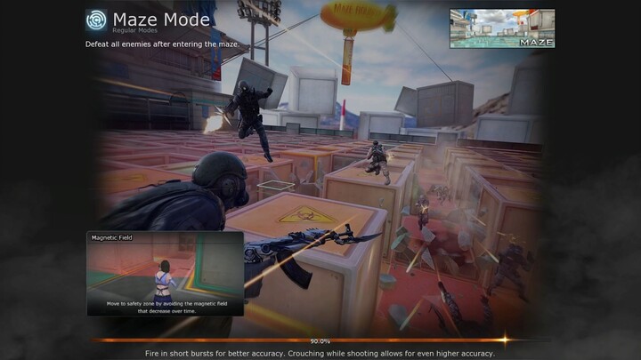Crossfire - Regular Mode - Maze Mode - Maze